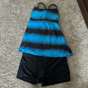 XL tankini swim suit worn once